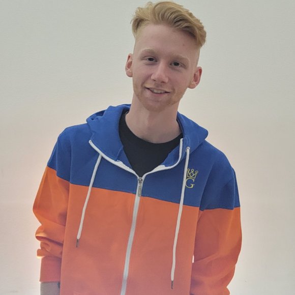 Orange and Blue Aramark Giffen Hoodie - Picture 2 of 5